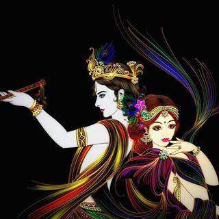 Radhakrishna Desktop wallpaper