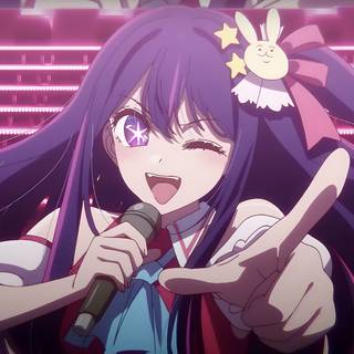 Oshi no Ko Ai Wallpaper