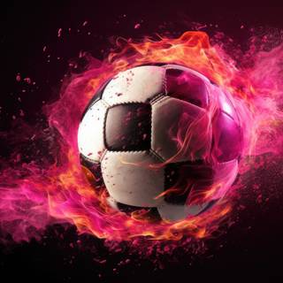 Soccer Blast: Explosive Energy HD Wallpaper