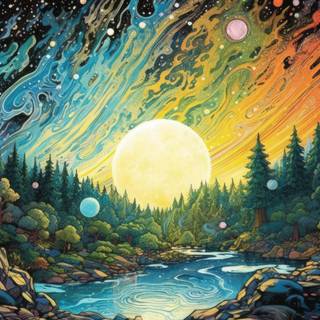 The Psychedelic Cosmos of Nature