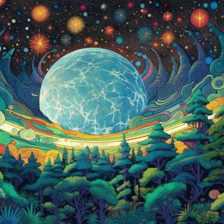 The Psychedelic Cosmos of Nature