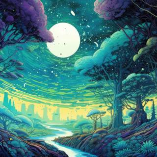 The Psychedelic Cosmos of Nature