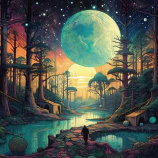 The Psychedelic Cosmos of Nature