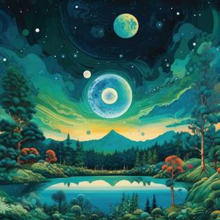 The Psychedelic Cosmos of Nature