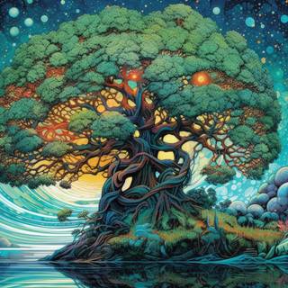 The Psychedelic Cosmos of Nature