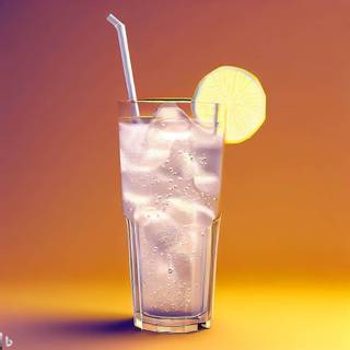 lemon soda water