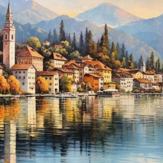 Swiss Village by the Lake