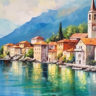 Swiss Village by the Lake