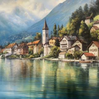 Swiss Village by the Lake