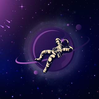 Space man Wallpaper