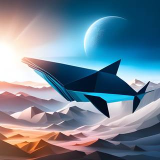 Origami Whale