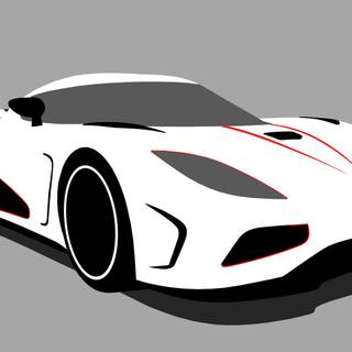 Minimalist Agera Desktop Wallpaper