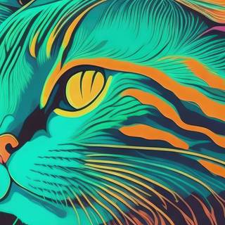 Feline Dreams in Pastel