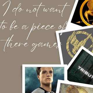 Hunger games: I do not want to be a piece in there games