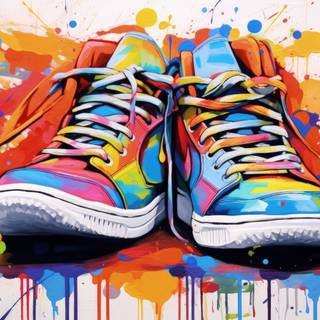 Sneaker Dreams on Canvas