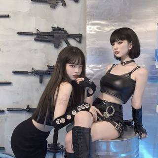 My sister and Hye-Yeong sister 