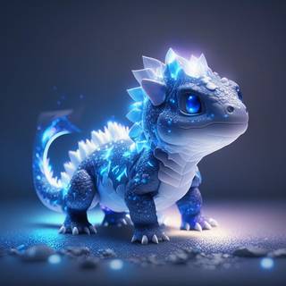 lizard crytal skin in glow electric