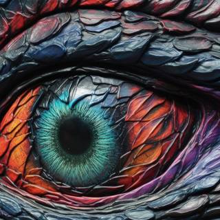Dragons Gaze Eye Artwork