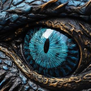 Dragons Gaze Eye Artwork