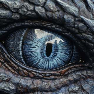 Dragons Gaze Eye Artwork
