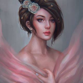 Beautiful Fantasy Art Girl