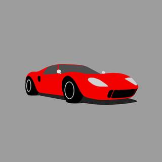 Minimalist Ford GT40 Phone Wallpaper