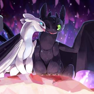 Toothless X LIGHTFURY