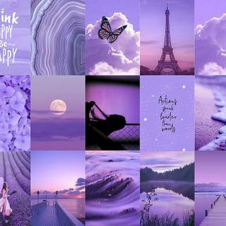 Cute Purple Collage
