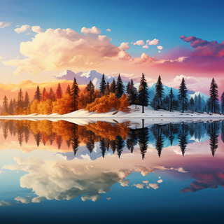 seamless vertical split landscape