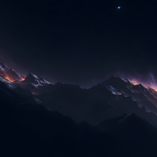 Dreamlike Mountains 4K Wallpaper