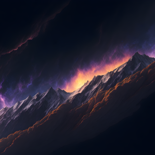 Dreamlike Mountains 4K Wallpaper