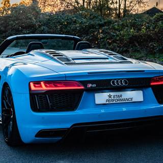 Audi r8 blau