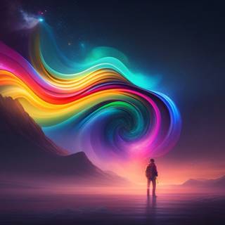 colorfull liquid sky