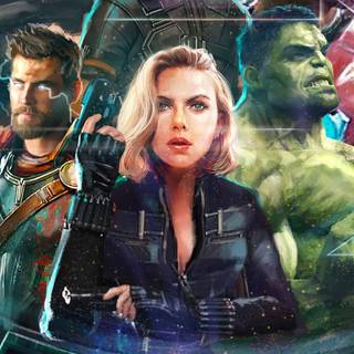 Thor Black Widow Hulk 