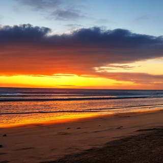 sunrise at the beach