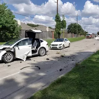 My Tesla I got in a car accident in