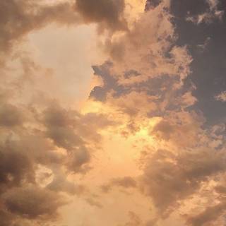 aesthetic, brown clouds