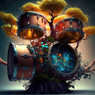fantasy drum set