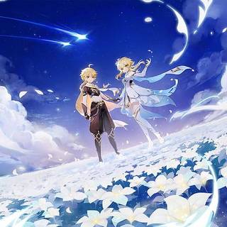 Genshin impact, aether and lumine