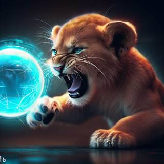 Lions With Orb
