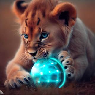 Lions With Orb