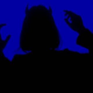 Shadow Girl Dark Blue Vibe | Aesthetic