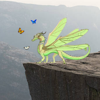 Leafwing/Hivewing on Cliff