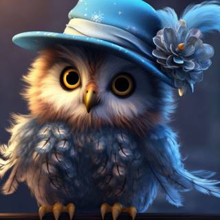 The Wise and Cute Owl