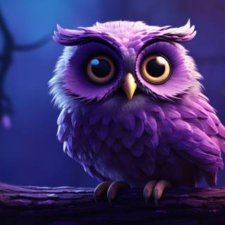 The Wise and Cute Owl