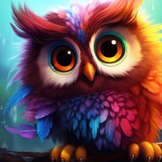 The Wise and Cute Owl