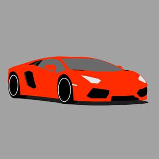 Minimalist Aventador phone Wallpaper
