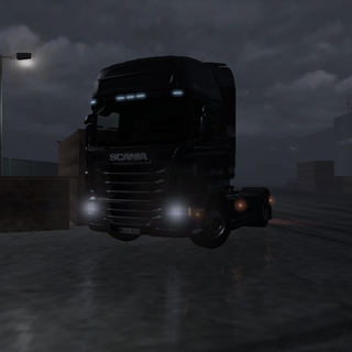 SCANIA DURING THE STORM