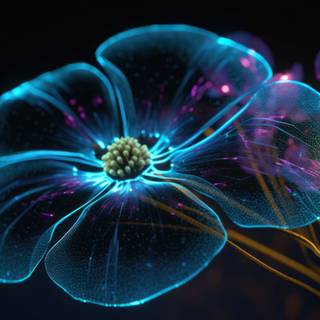 Forget-me-not Flower Creative Floristic Artwork