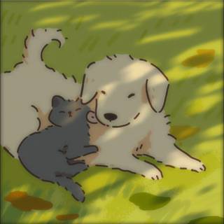 Cat and dog